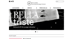 Desktop Screenshot of bellatriste.de